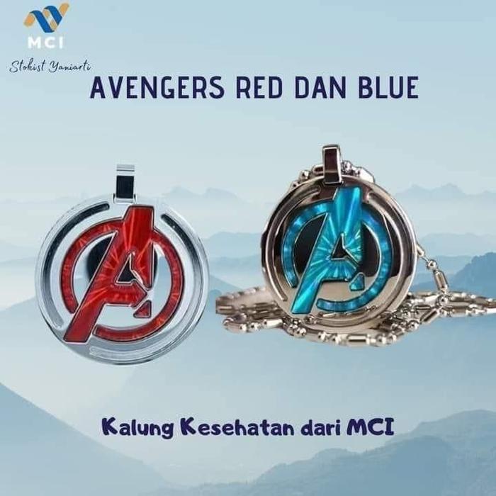 SINTE Kalung Kesehatan LSM AVENGERS Pendant MARVEL ORIGINAL MCI MGI