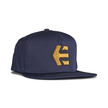 Soft Goods BMX Etnies Icon Snapback Hat - Navy Gold