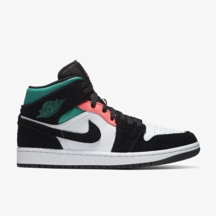 Nike Air Jordan 1 Mid SE South Beach Black Neptune Green