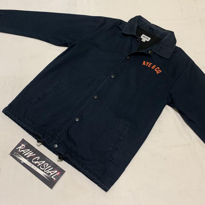 Aye Denim Hoor Coach Jacket Navy