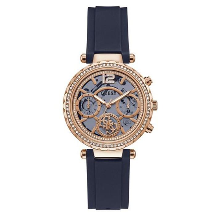 Guess Watches GW0484L2 Original SOLSTICE Jam Tangan Wanita Analog Navy