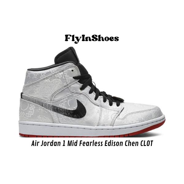 Air Jordan 1 Mid Fearless Edison Chen CLOT BNIB Original