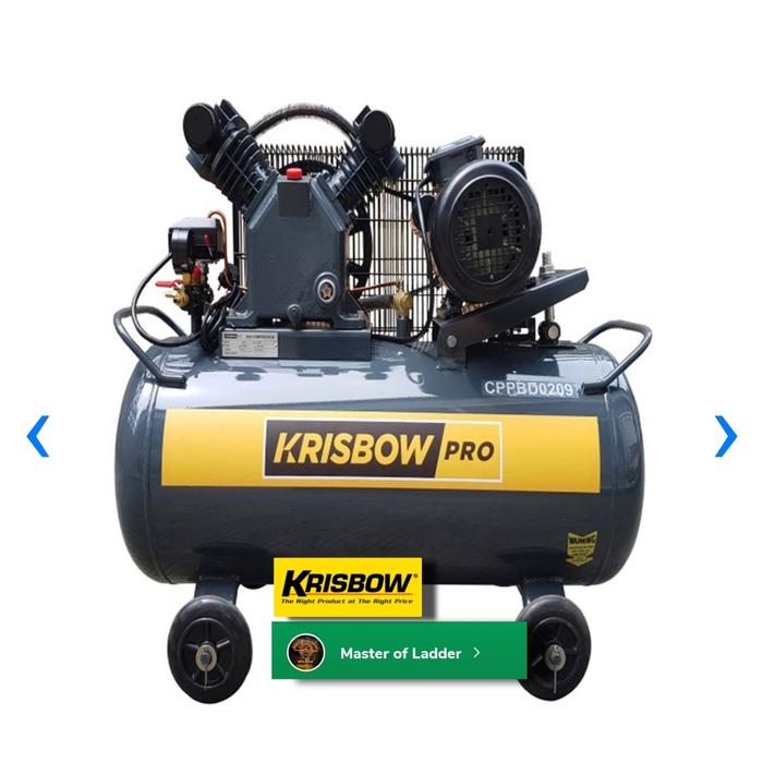 MESIN KOMPRESOR ANGIN LISTRIK/AIR COMPRESSOR 2HP 10BAR KRISBOW