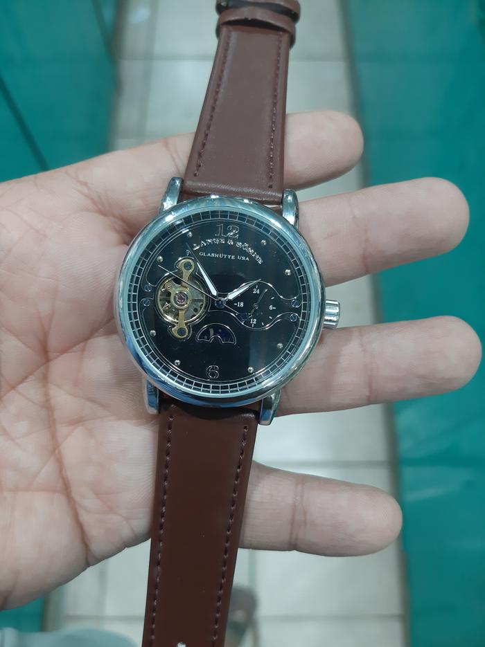 jam tangan klasik automatic a lange and sohne vintage chronograph