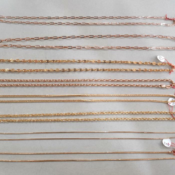 kalung emas asli