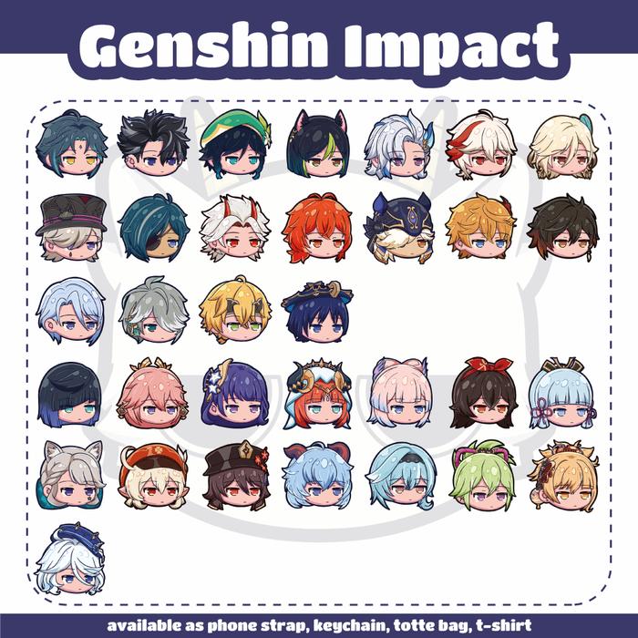 Tote bag Genshin Impact Tas Kanvas Alhaitham Neuvillette Nahida Raiden
