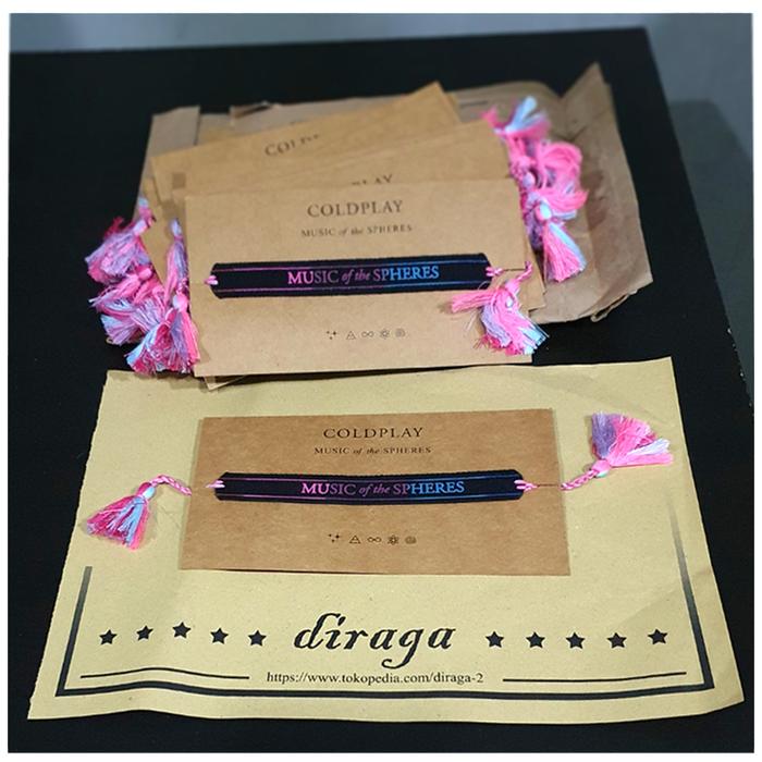 Gelang Coldplay Official Merchandise Music Of The Spheres - Bracelet
