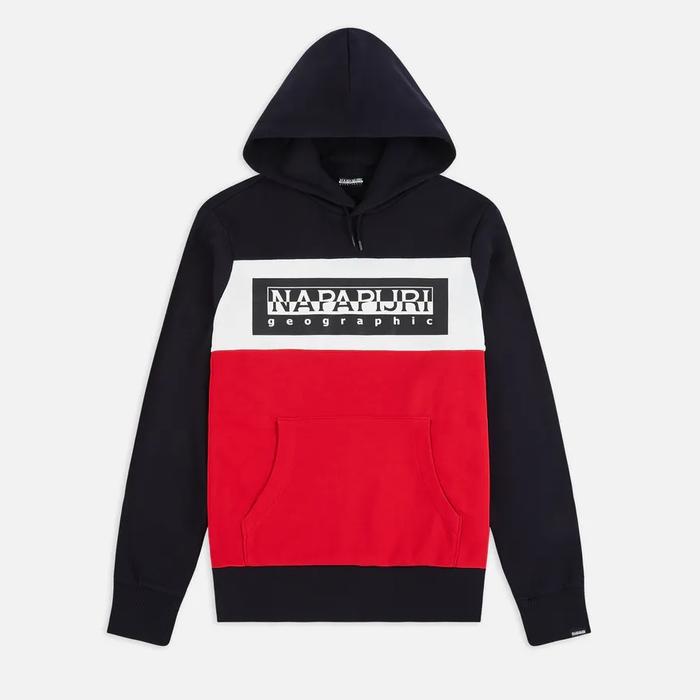 Napapijri Bek Hoodie Navy / White / Red Original