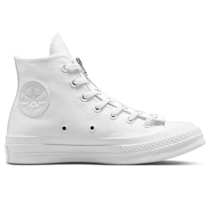Sepatu Sneakers Wanita Converse Chuck 70 Hi Zip White Original 571431C
