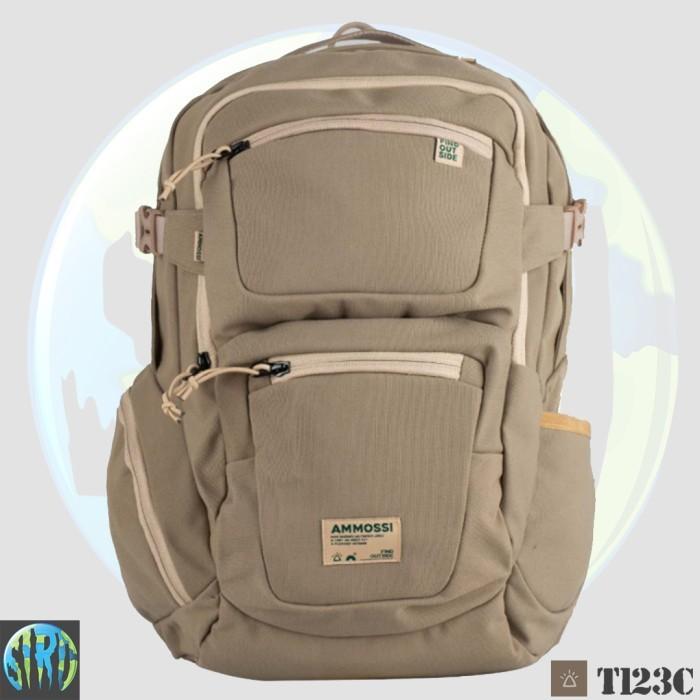 Tas Ransel Daypack Ammossi Tinopo warna Sand