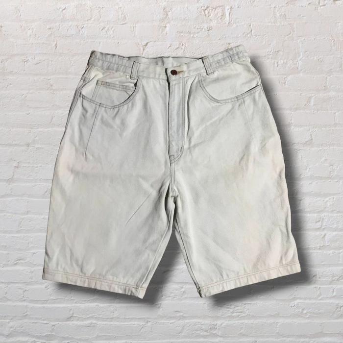 Celana Pendek Shortpants Jeans Putih Y2K Second Preloved