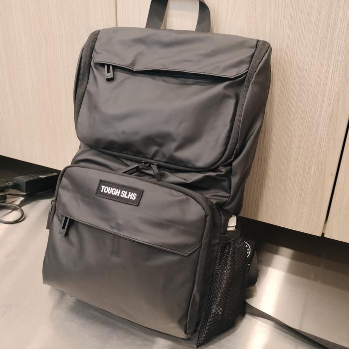 TAS RANSEL ANTI AIR TOUGH SLHS BACKPACK PUNGGUNG LAPTOP KOREAN STYLE