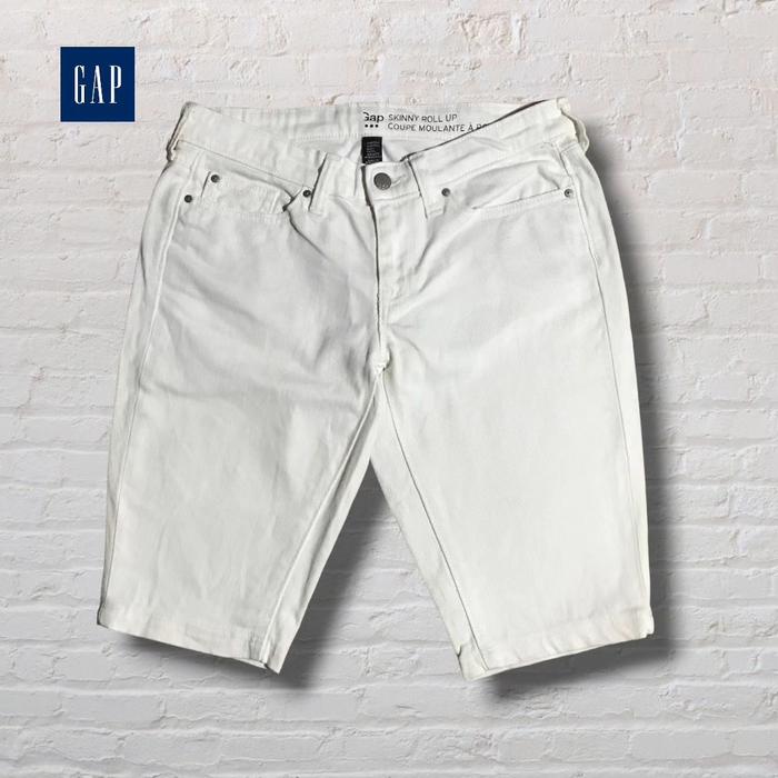 Celana Pendek Shortpants Jeans Gap Putih Original Second Preloved