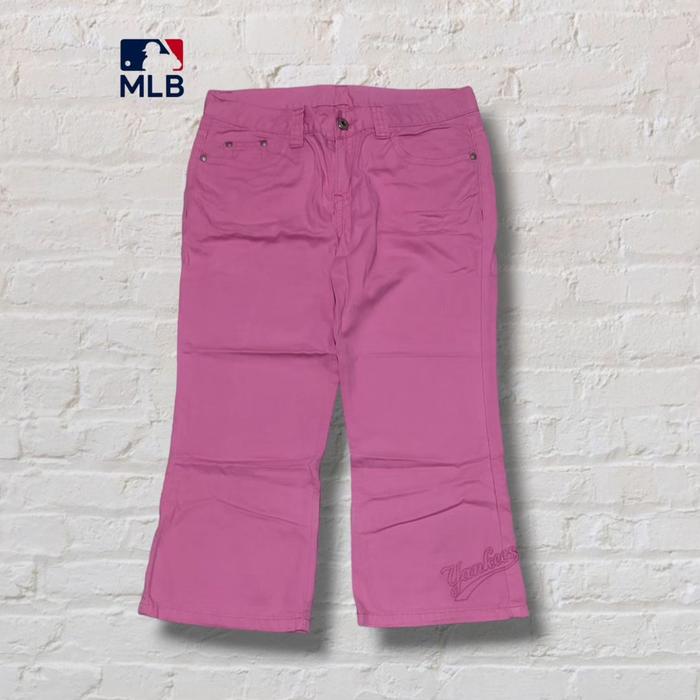 Celana Panjang Longpants Chinos MLB Yankees Pink Original Second Prelo