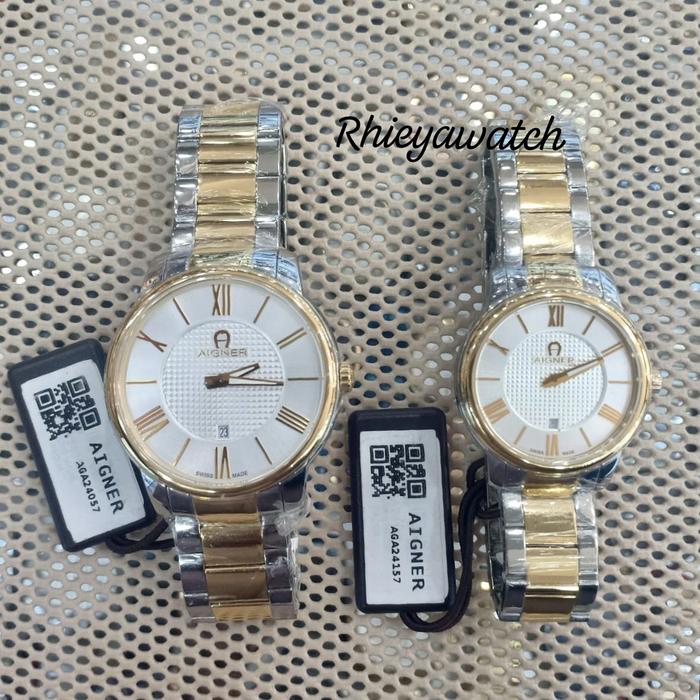 Jam tangan Aigner couple AGA24157 & AGA24057 original