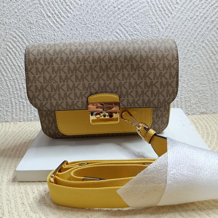TAS WANITA MK SLOAN EDITOR MEDIUM FLAP MESSENGGER DAFFODIL