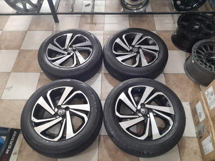 VELG MOBIL ORI STD RAIZE R17X6 4X100ET40 DUNLOP 205/65R17 ROCKY
