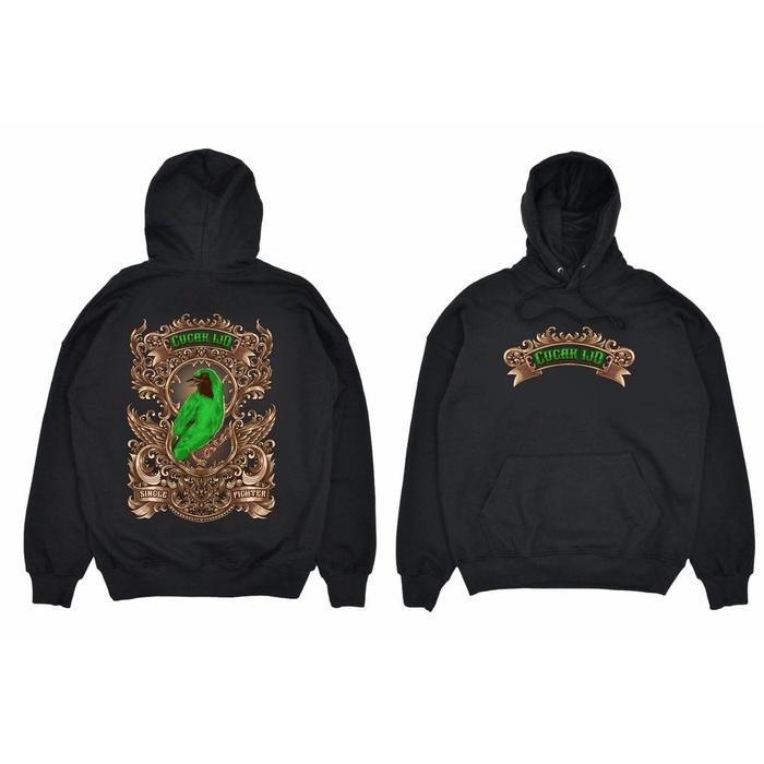 JAKET HOODIE KICAU MANIA BURUNG CUCAK IJO BIG SIZE JUMBO