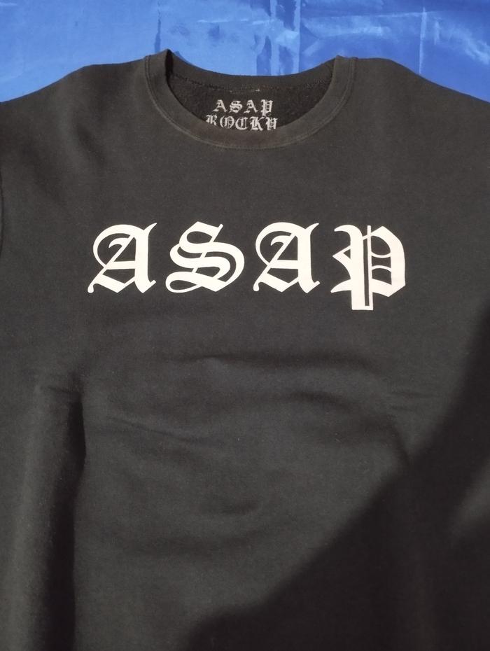 2013 Asap Rocky × Vintage A$AP Mob Rocky Sweatshirt Crewneck AWGE