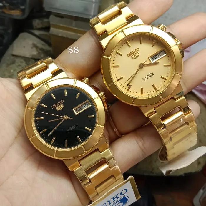 SEIKO 5 automatic kw nos gold