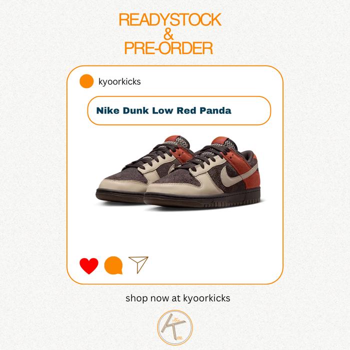 Nike Dunk Low Red Panda / FV0395-200