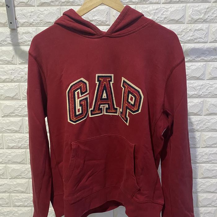 Hoodie GAP Maroon Original Preloved