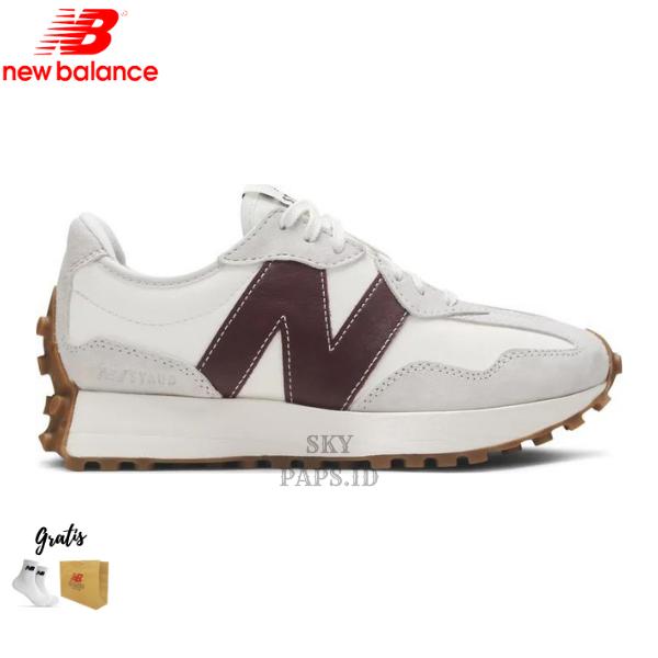NEW BALANCE 327 GREY BURGUNDY STAUD
