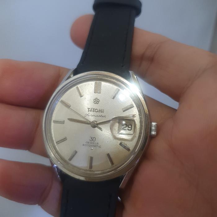 jam tangan titoni 30 jewels automatic swiss made original