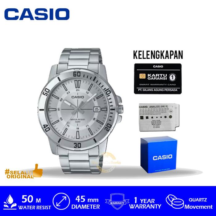 Jam Tangan Pria Casio General MTP-VD01D-7CVUDF MTP VD01D Original
