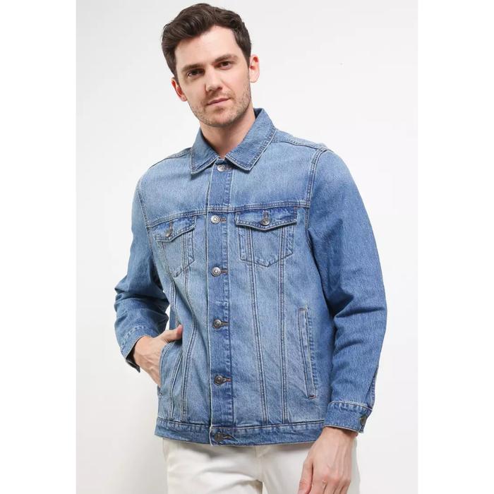 GIORDANO - JACKET DENIM PRIA ORIGINAL - Men's Denim Jacket