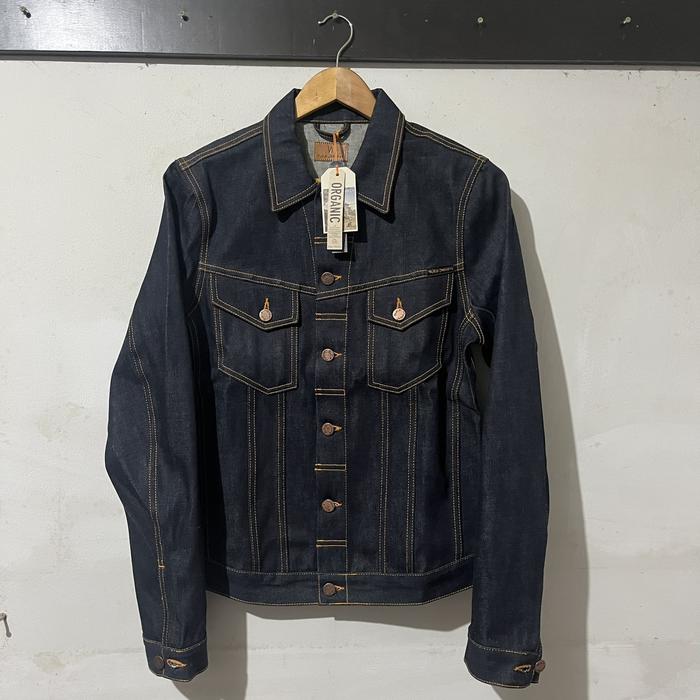 NUDIE BILLY DRY RING JAKET JEANS TRUCKER DENIM JACKET BNWT ORIGINAL