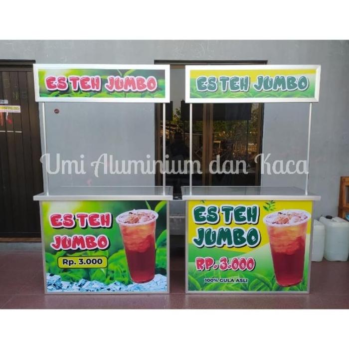 Booth portable es teh jumbo