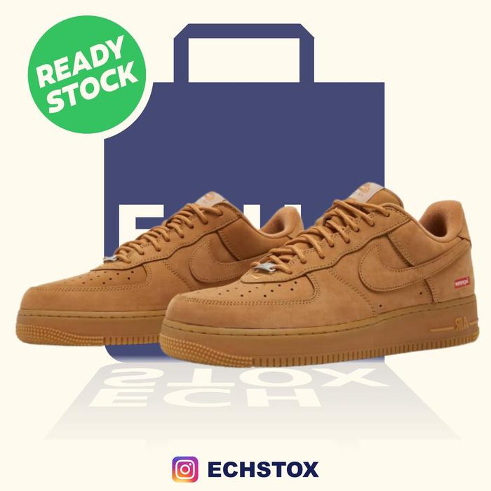 Nike Air Force 1 Low SP Supreme Wheat Brand New 100% Authentic