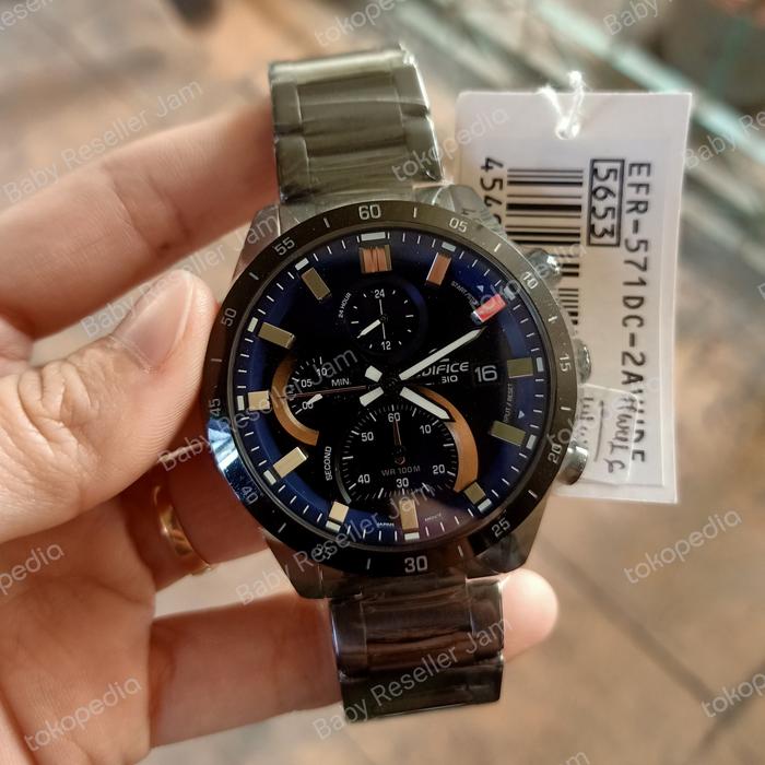 Casio Edifice EFR-571DC-2AVUDF Edifice EFR571DC-2A Original & Garansi