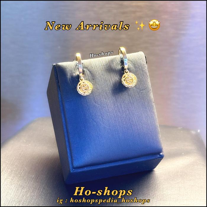 Anting Round Mas Kuning Kadar 700 Asli Emas