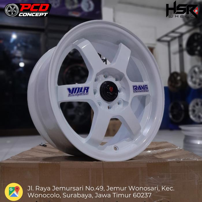 TE37 RING 15 PUTIH VELG MOBIL BRIO RS AVANZA XENIA AGYA AYLA RING 15