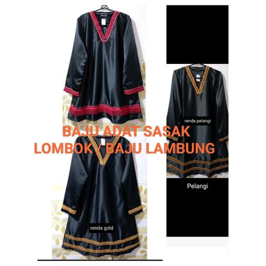 [RAINNBOW]Lambung Tunik Adat Sasak Lombok / Baju Lambung Wanita Dewasa