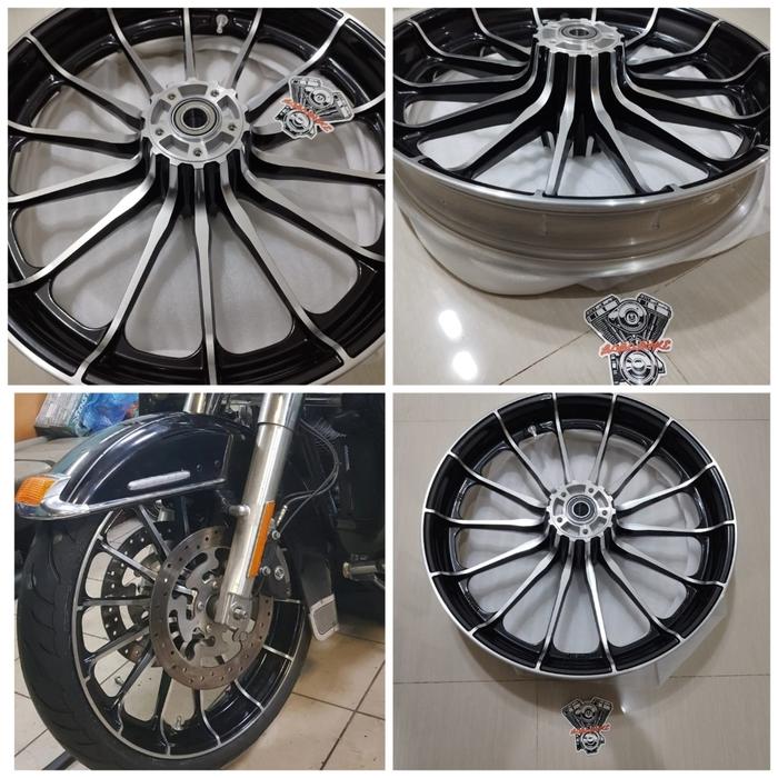 velg 21 harley touring 2008 up spin cut model