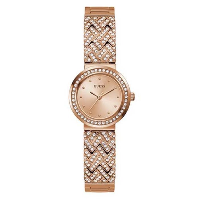 Guess Watches GW0476L3 Original TREASURE Jam Tangan Wanita Analog Rose