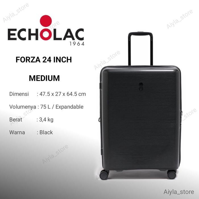 Echolac Forza 24 Inch Medium Expand Black - Koper Echolac 24" Medium