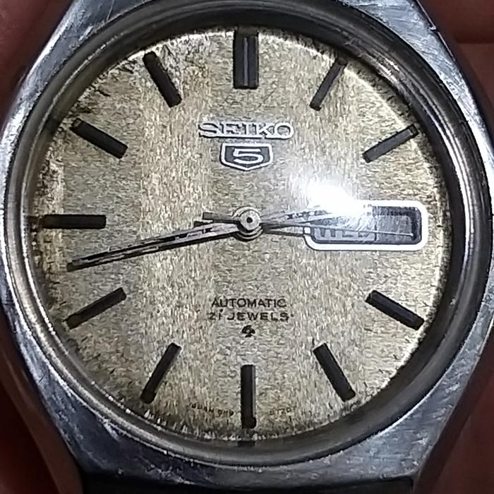 Jam tangan Seiko 6119-8550 / 1976/Snowflake dial /Rare item/JDM/Clean/Power bagus/38mm/Mulus/Rare it