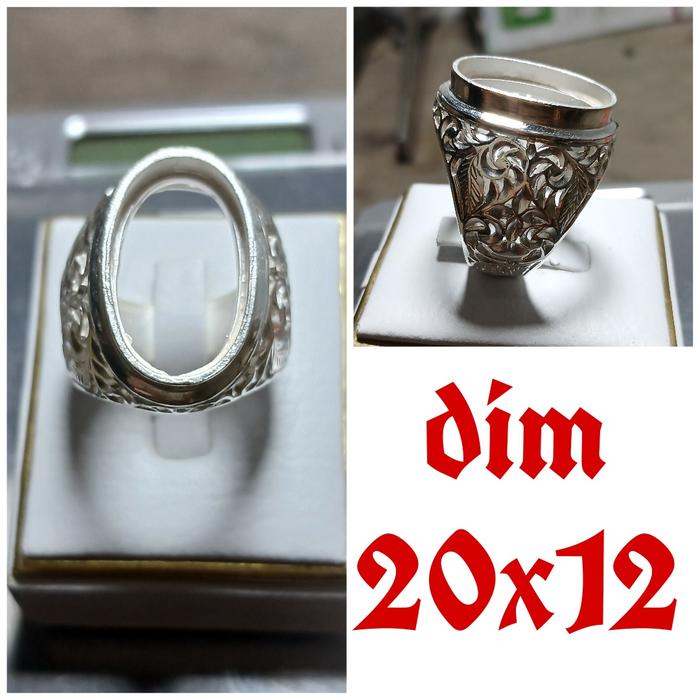 Ring perak full ukir