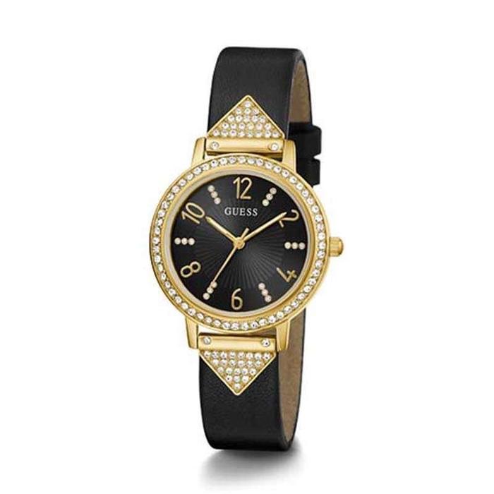Guess Watches GW0473L2 Original TRI LUXE Jam Tangan Wanita Black