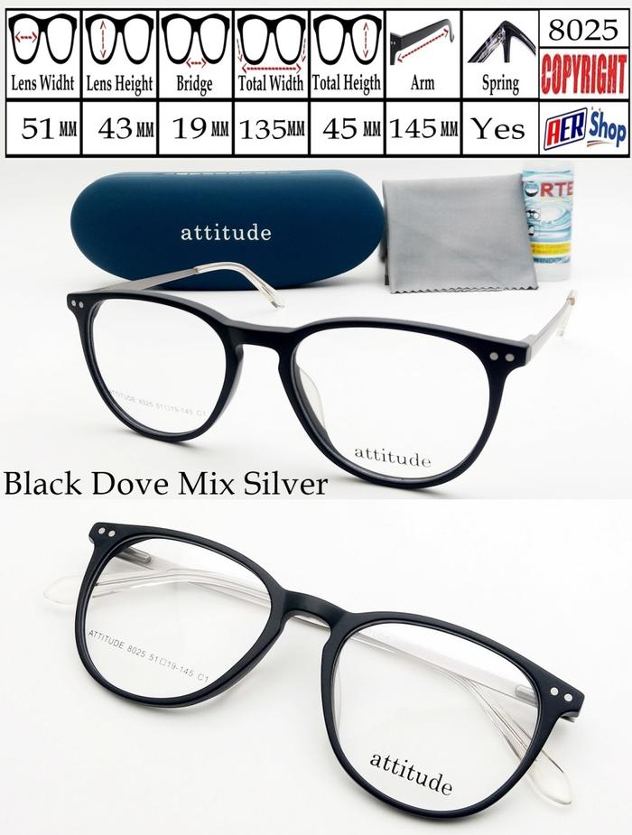 frame kacamata minus Original ATTITUDE kacamata minus korea unisex