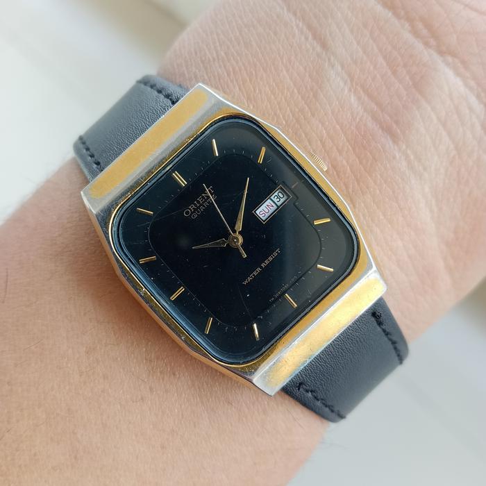 jam orient quartz original gold plated