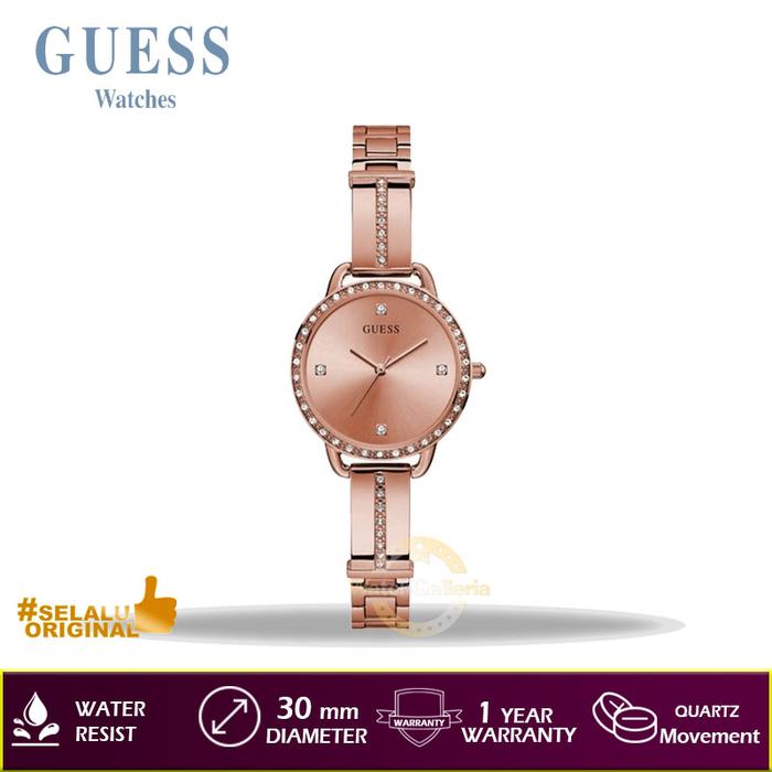 Jam Tangan Wanita Guess GW0022L3 Rose Gold BELLINI Original