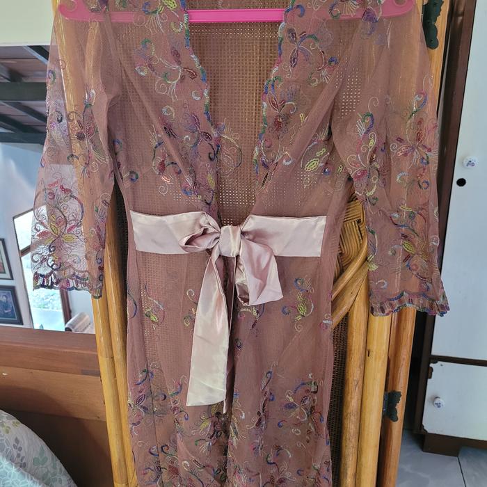 kebaya coklat cute preloved
