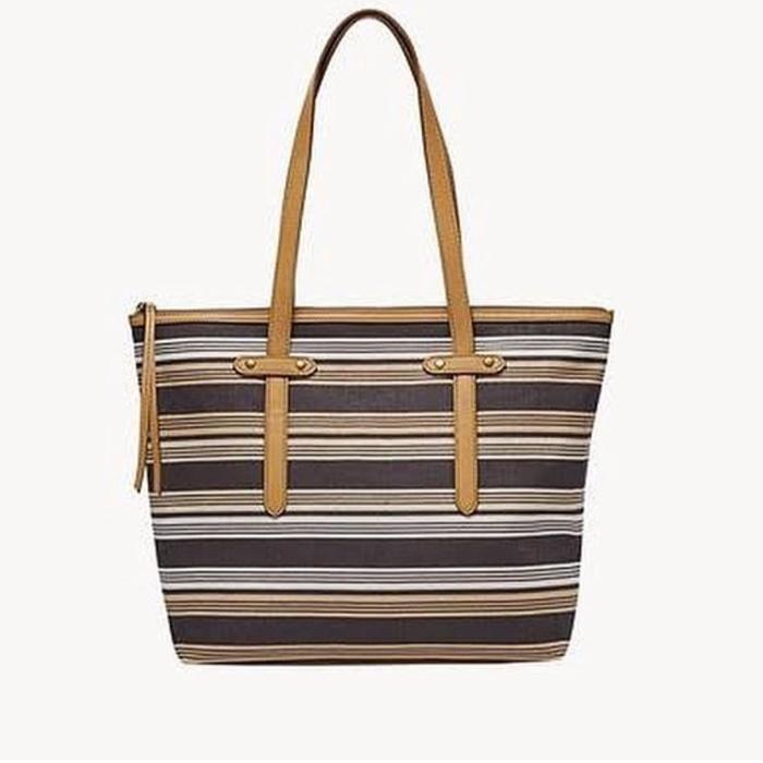 Felicity Tote Neutral Stripe