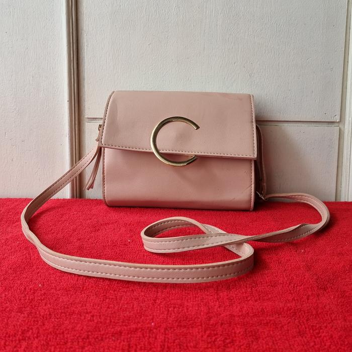 TAS SLING WANITA KULIT SECOND IMPORT / TAS SELEMPANG FASHION WANITA
