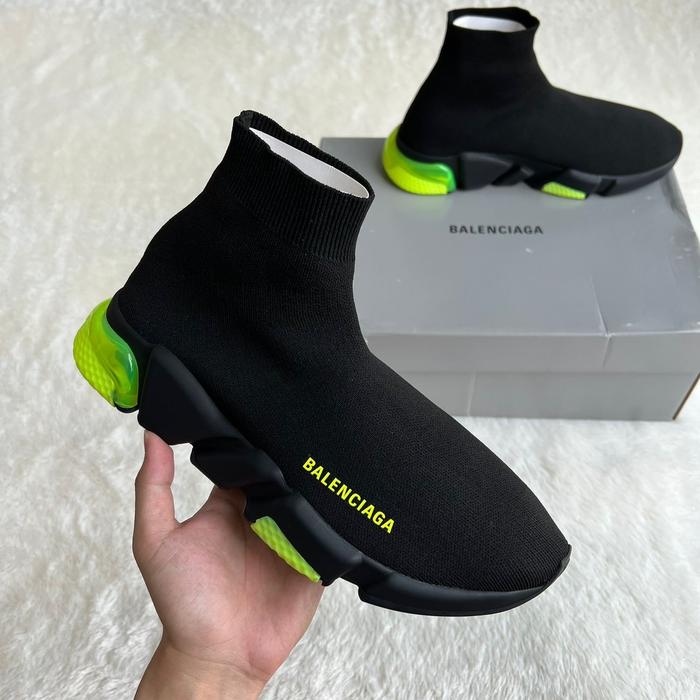Size 41 Balenciaga Neon Speed Trainer Sneakers 100% Authentic Original